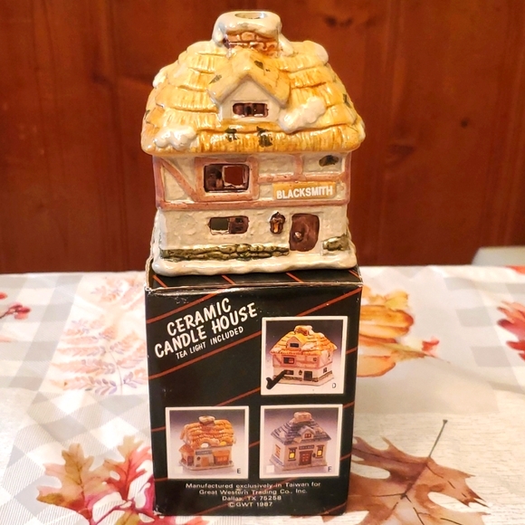 Great Western Trading Co Other - Blacksmith - ceramic candle house